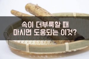 우엉차 효능 물대신